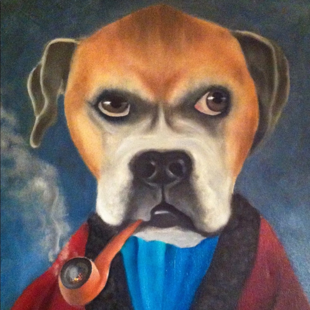 Check out the painting  of a local texas artist